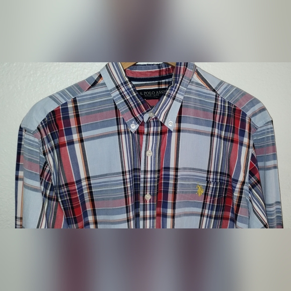 U. S. POLO ASSN. LONG-SLEEVE BUTTON-UP COLLARED SHIRT, SIZE XL, GREAT CONDITION - Picture 5 of 14